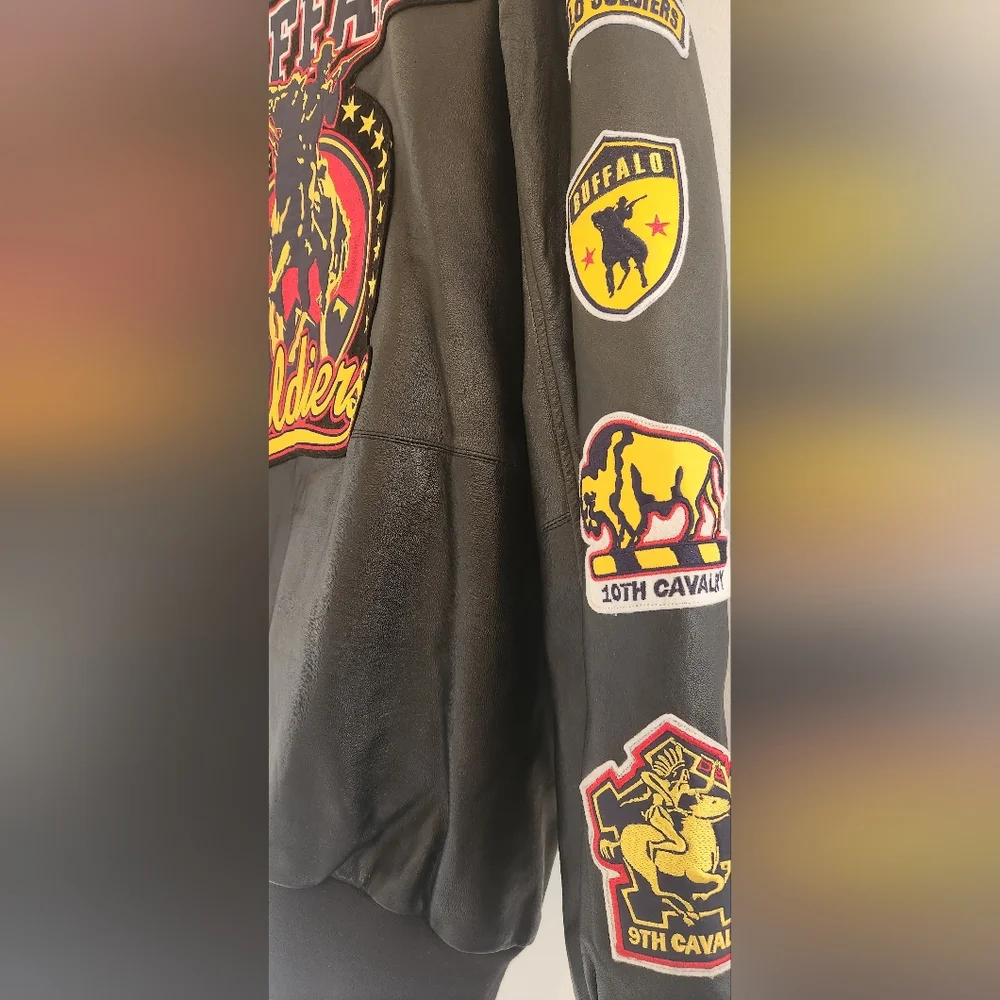 Buffalo Soldiers / Black Heroes Commemorative Military Jacket- Men's Size 5XL - Picture 5 of 16